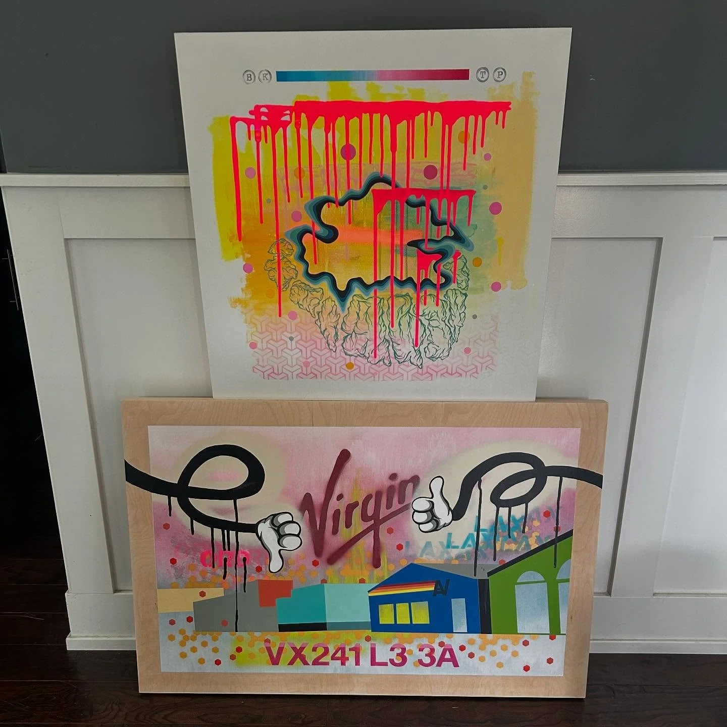 Excited to be showing these two paintings in @villageofdeerfield! One will be exhibited at the Village Hall and the other at the Public Works &amp; Engineering building for the next year. &ldquo;Burger King Would Never Charge That Much For A Crown&rd