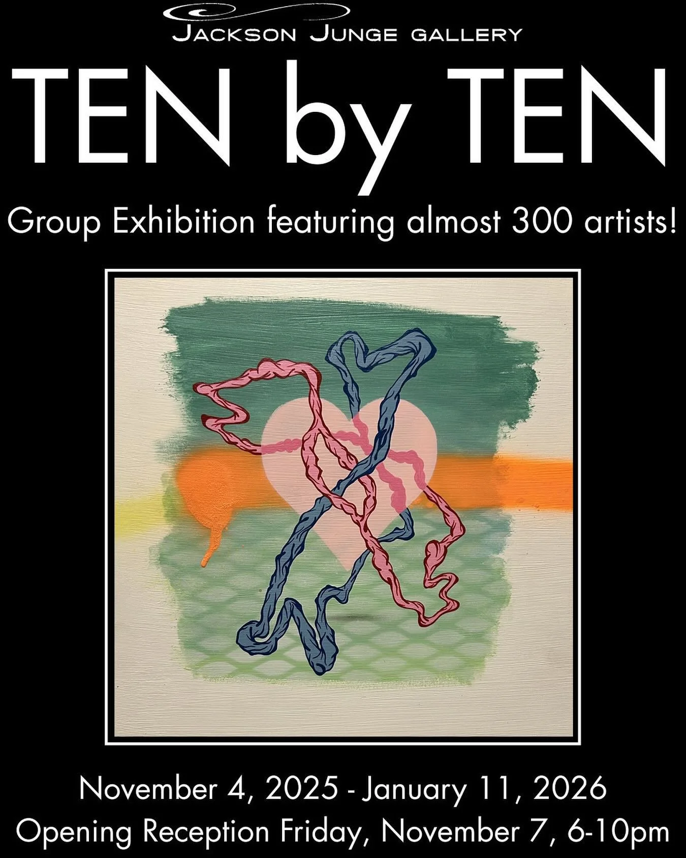 Two weeks from today! Come hang with me at the opening reception @jacksonjunge! See you there! #saicalumni #tracygjones