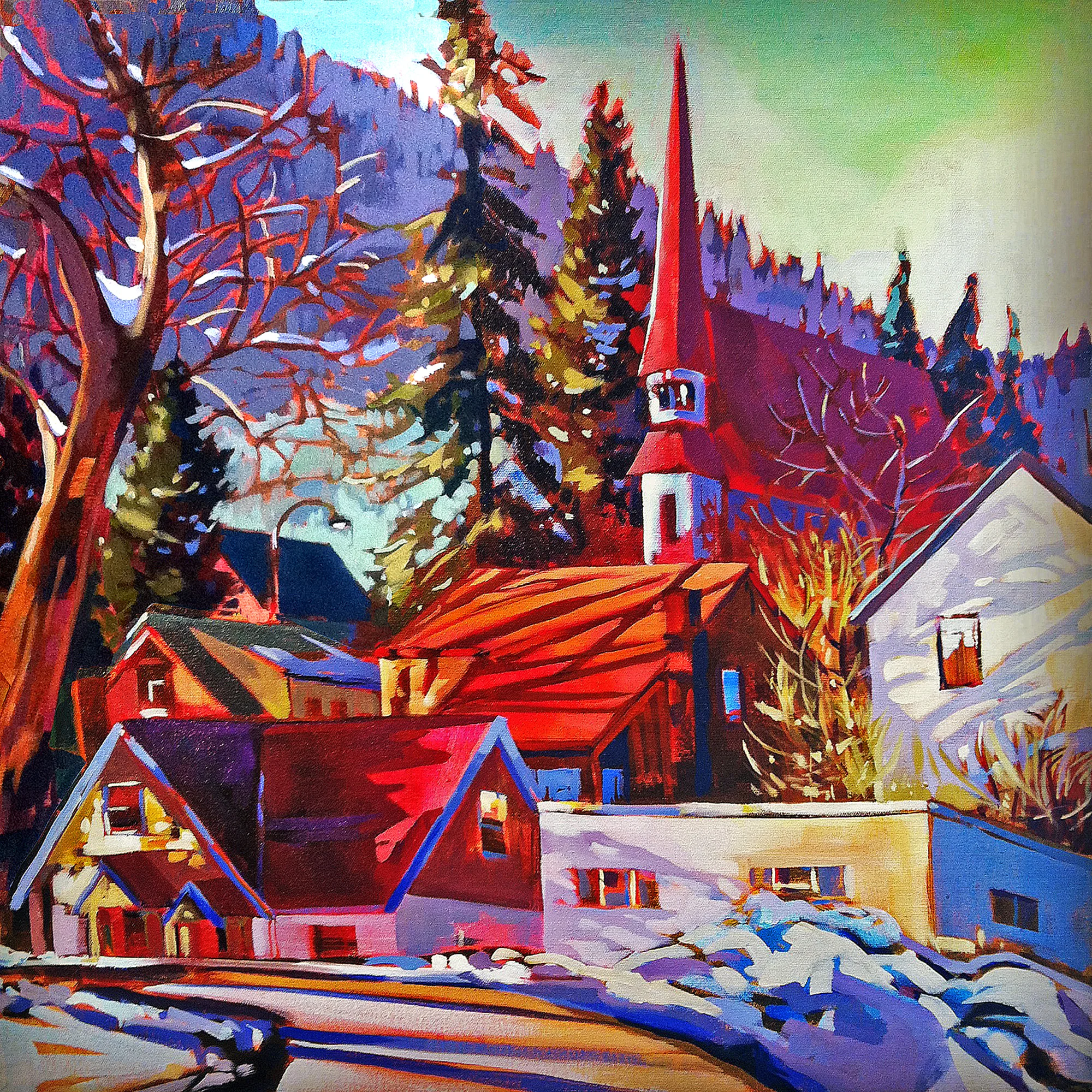 My Community 13"x13" press print