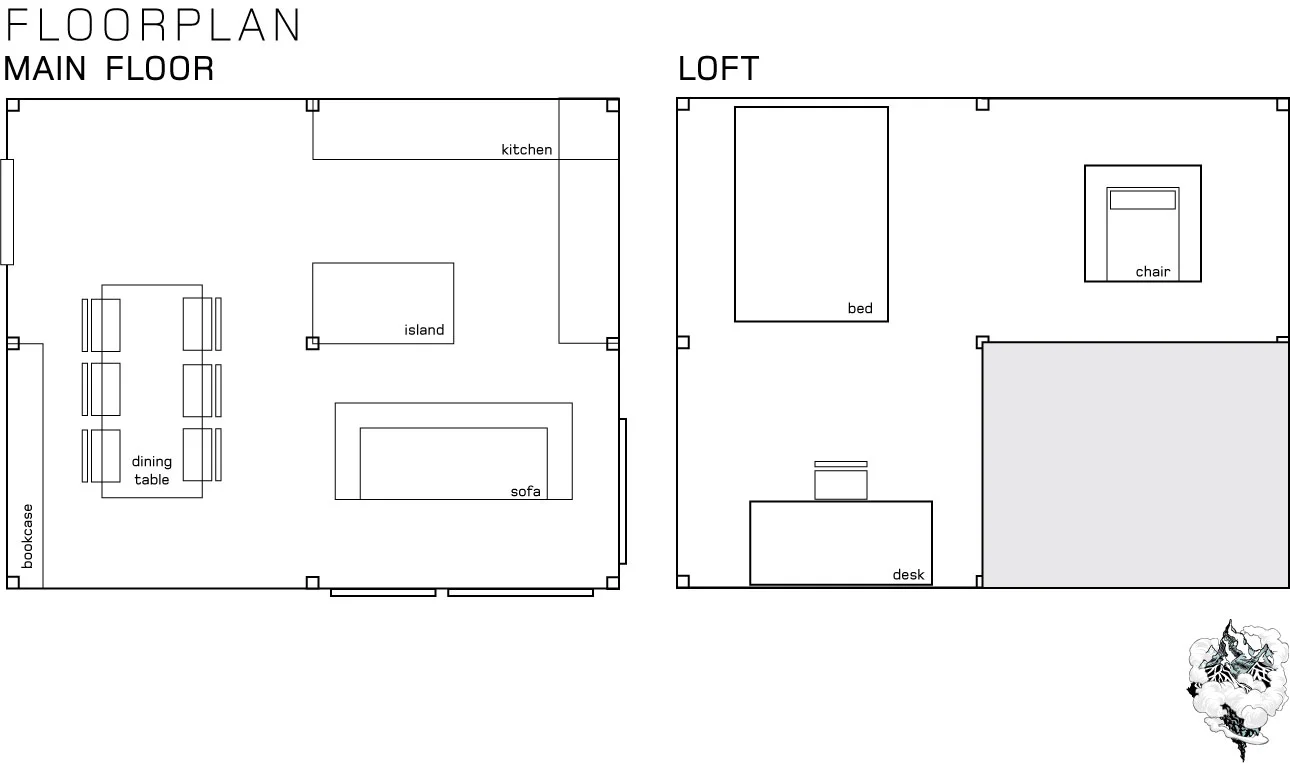 Here is a rough layout of the floor plan. I thought this step would be helpful before looking at elevations for the window layout. I was able to score a bunch of triple pane windows for 75% off in Fairbanks -bring on the view. One of the nice things about timber frames is the ability to have a bunch on windows - and with a view like this - having many is mandatory.