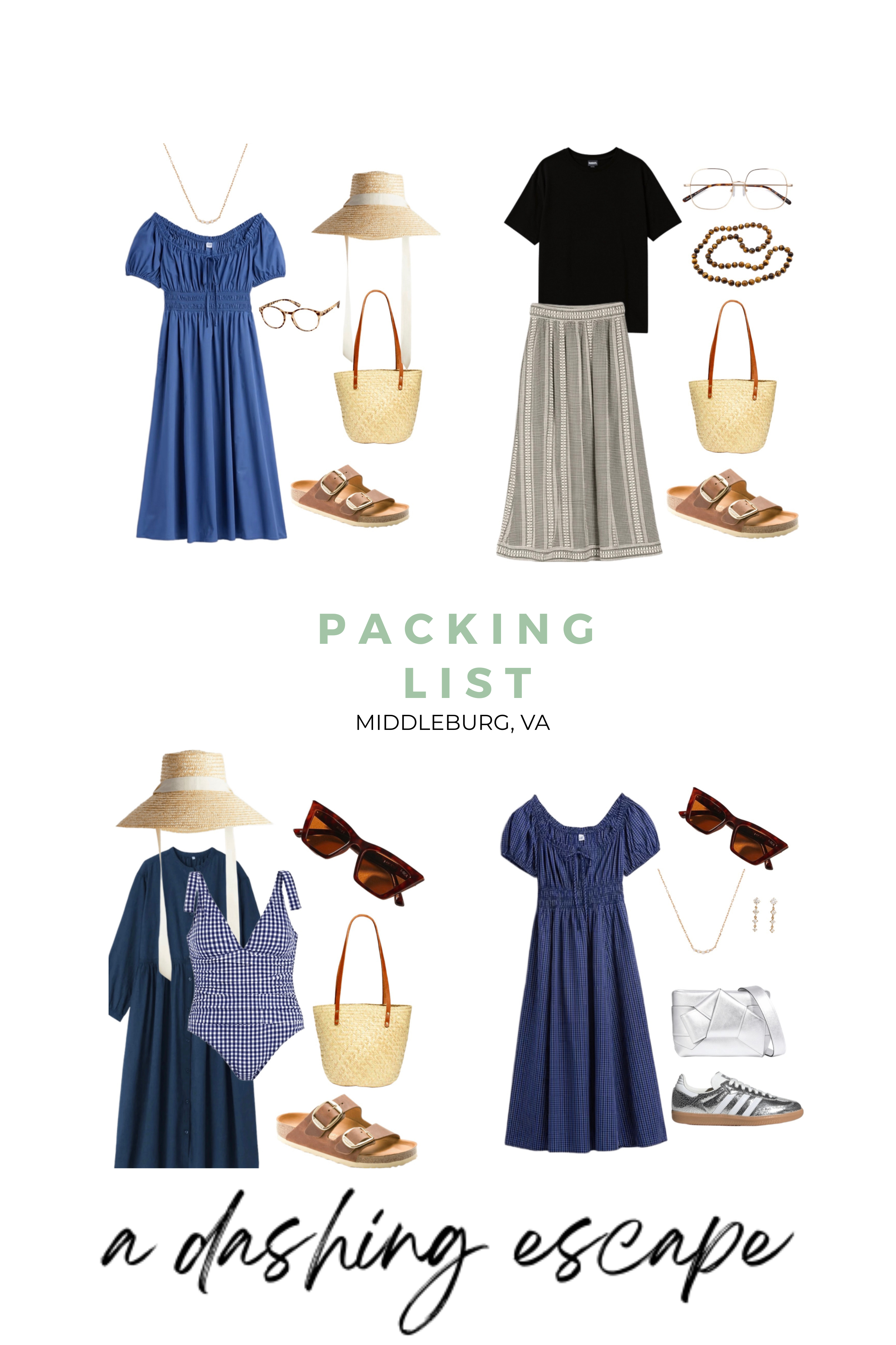 Packing List: Middleburg, VA