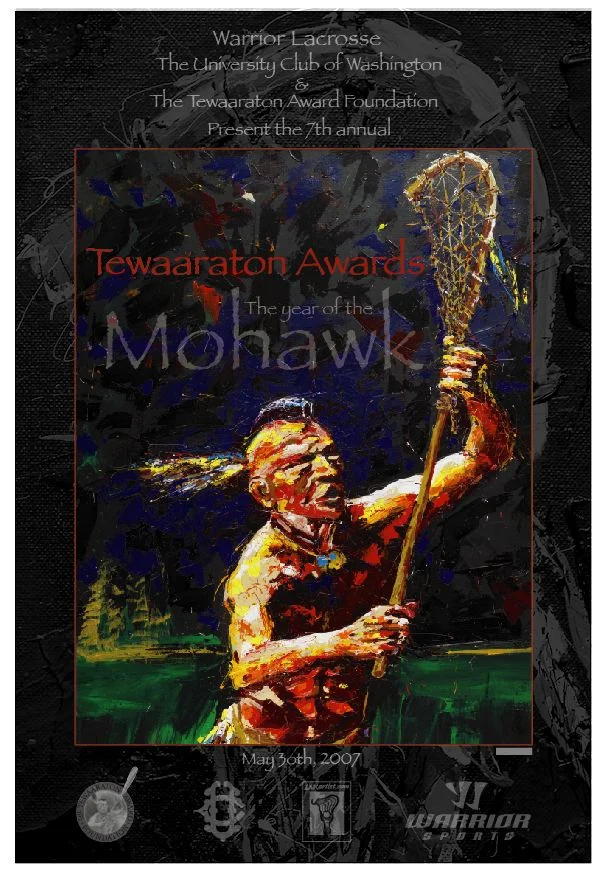 2007 TEWAARATON AWARD Collectible