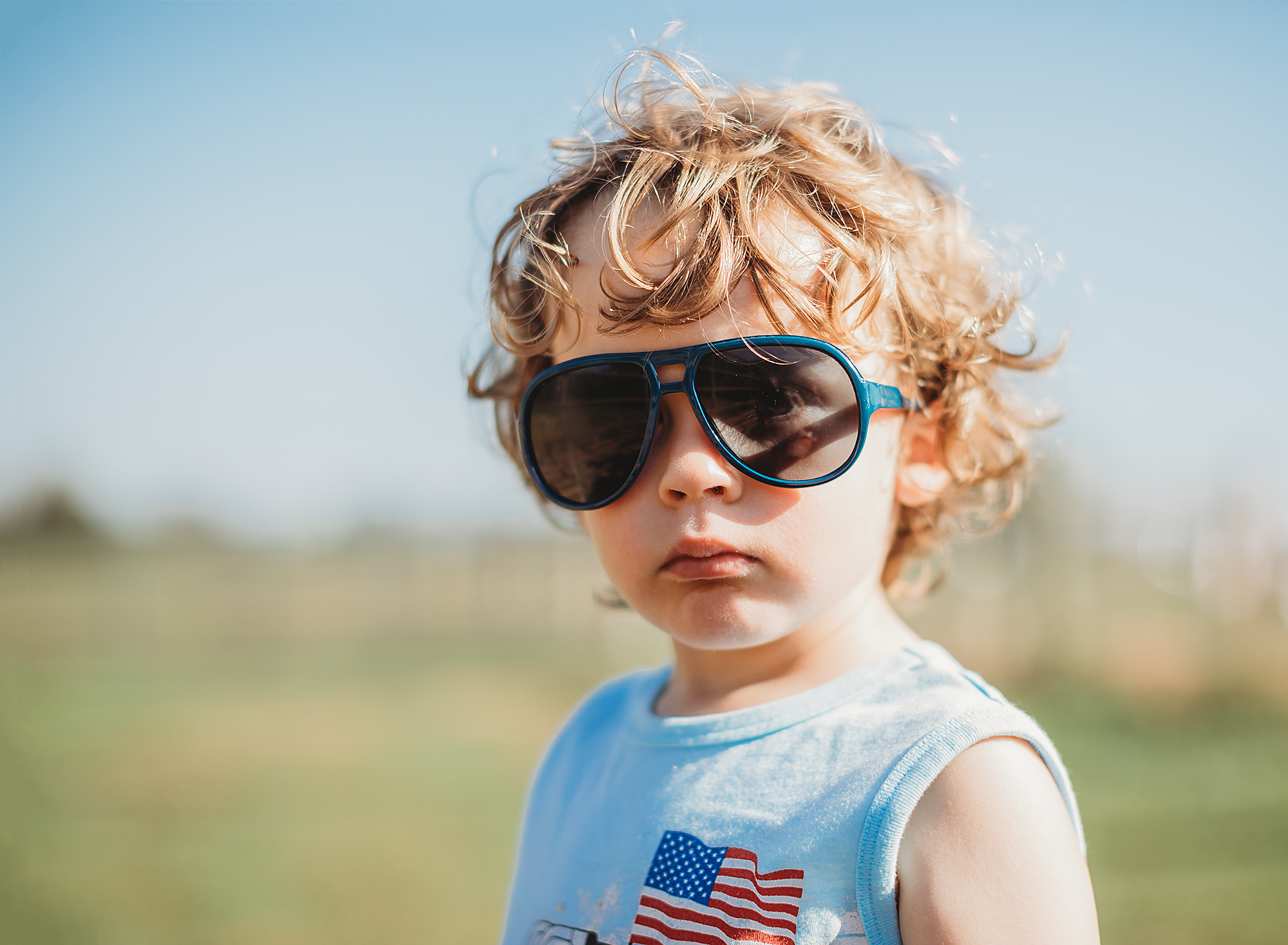 Super serious cool guy in the harsh mid day sun