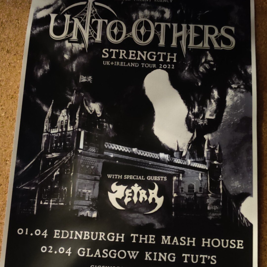 Fantastic night in Edinburgh last night with @untootherspdx and @wearezetra at @themashhouse.

Glasgow, you're in for a treat at @kingtutsofficial!!!

The darkness is calling 💀💀💀
.
.
.
.
.
#untootherspdx #wearezetra #themashhouseedinburgh #metal #