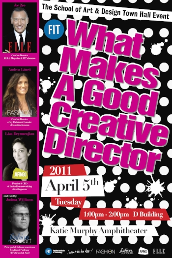 Moderator, What Makes a Good Creative Director, FIT