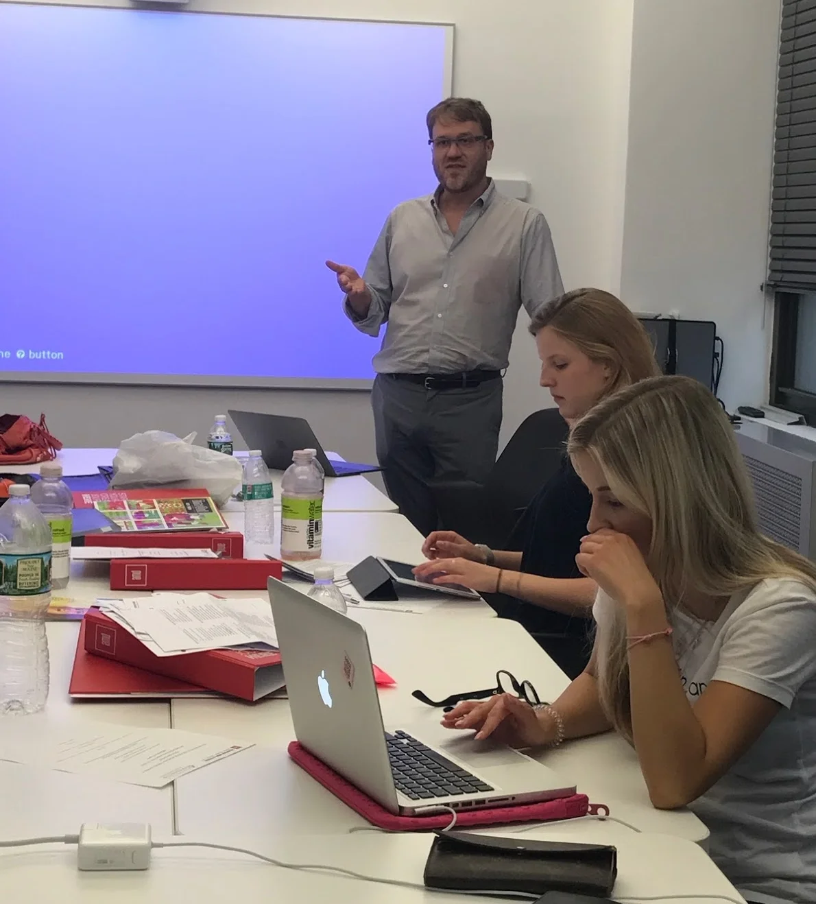 Instructing AMD / Fresenius University graduate students in fashion marketing and communications as part of their study abroad intensive (Fall 2017).