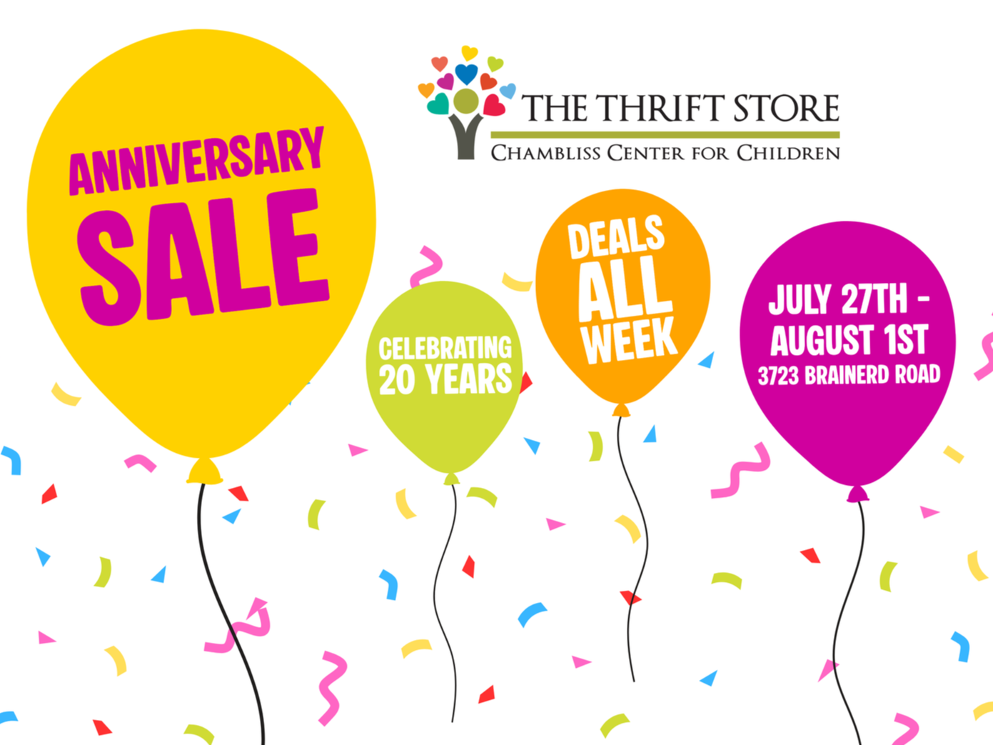 20th Anniversary Celebration at The Thrift Store (Brainerd)