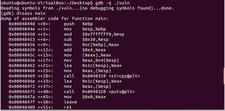 Bypassing NX DEP PoC GTFO
