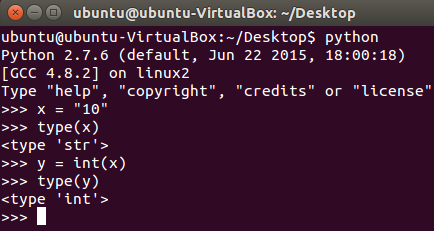 I suppose in python, this would be the same as type casting.