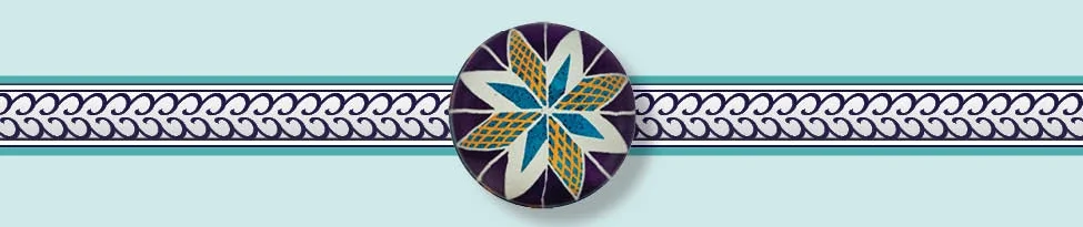 This top view of an Ukrainian Easter egg, traditionally known as a pysanka, features the star symbol representing Omnipresence.