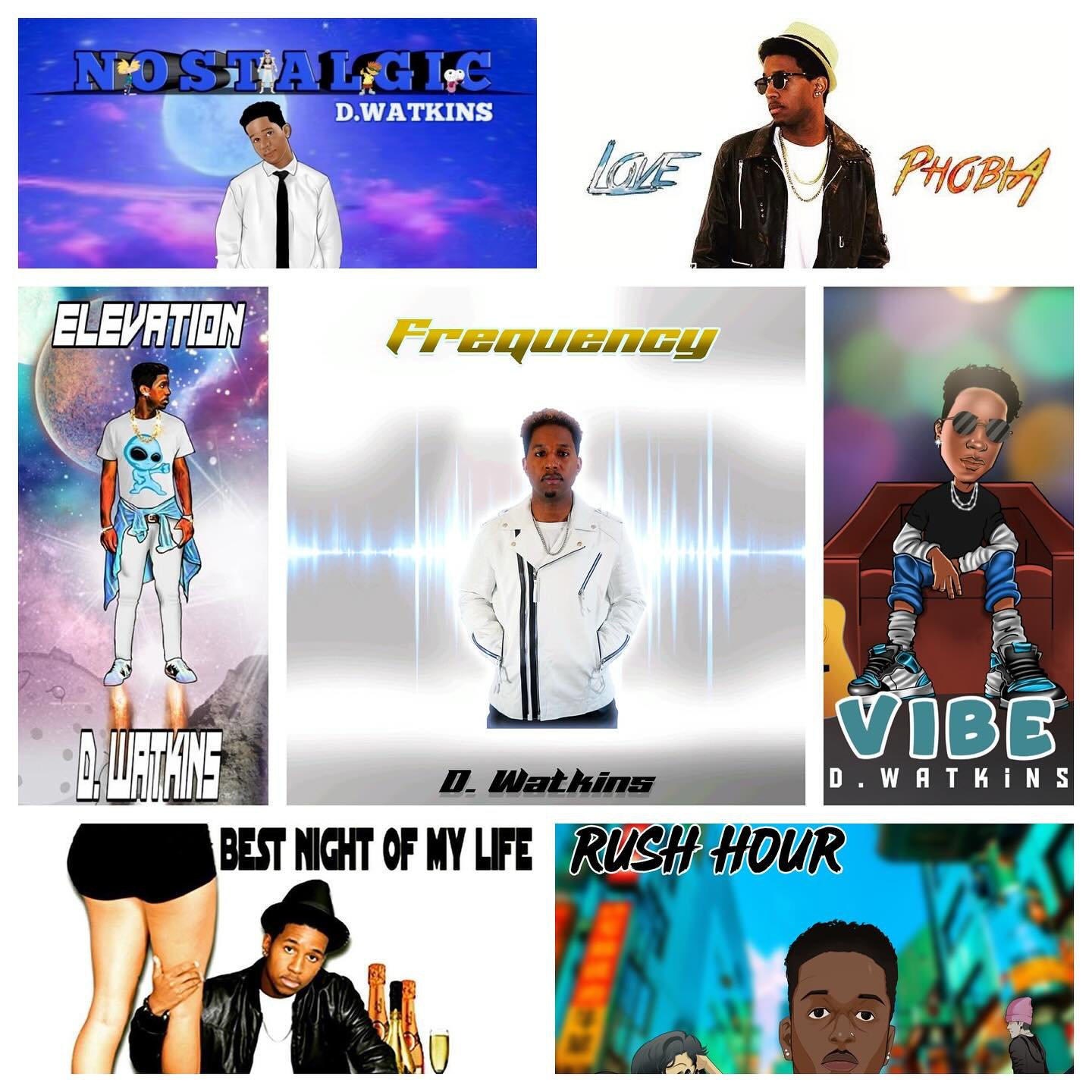 7 Albums 🔥 Thank you for your support! more content soon  #dwatkins #rnbmusic #elevation #soul