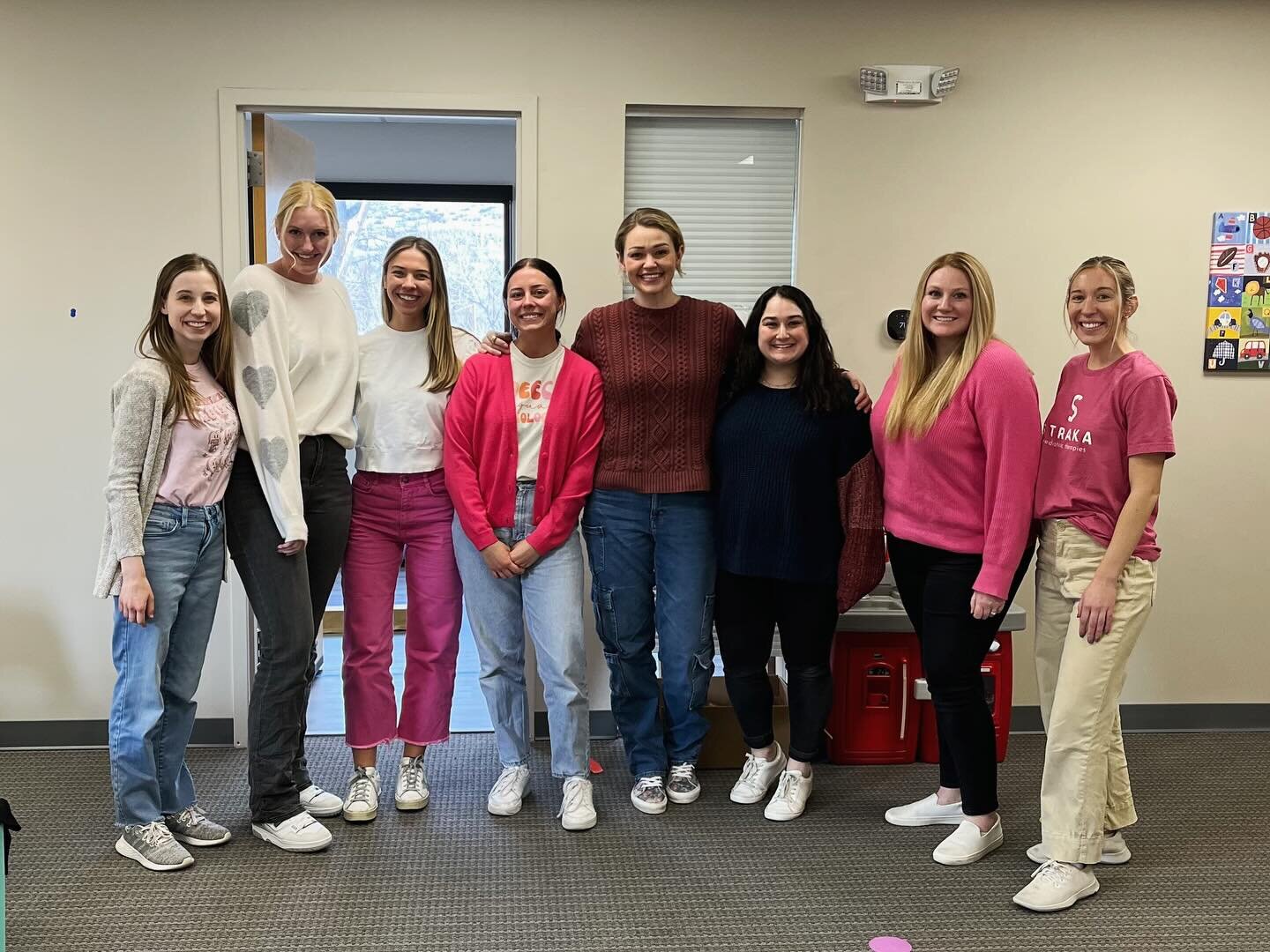 On Wednesdays, we wear pink! 💓🎀🩷

Happy Valentine&rsquo;s Day from your favorite Straka Pediatric Therapies gals! 💕
.
.
.
.
#strakapediatrictherapies #pediatrictherapies #therapycenter #speechtherapy #slp #speechlanguagepathology #instaslp #thera