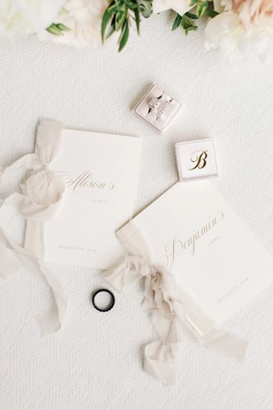 Personalized Wedding Vow Books