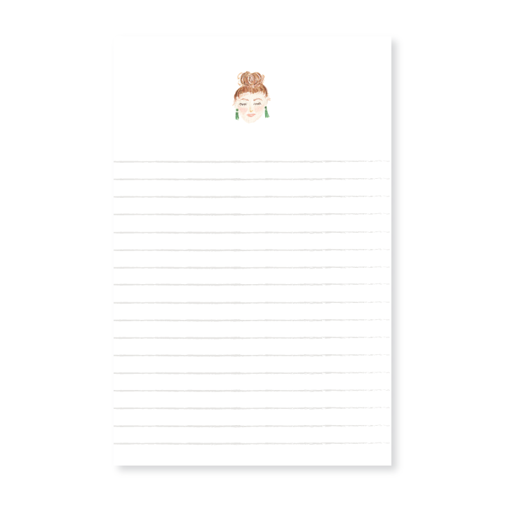 Top Knot Watercolor Notepad
