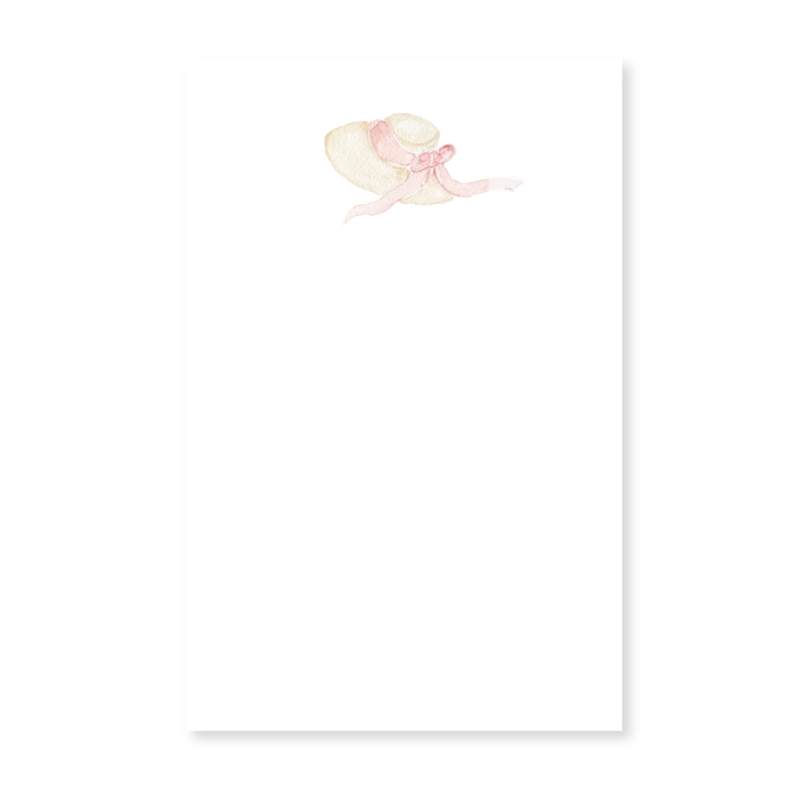 Garden Hat Watercolor Notepad
