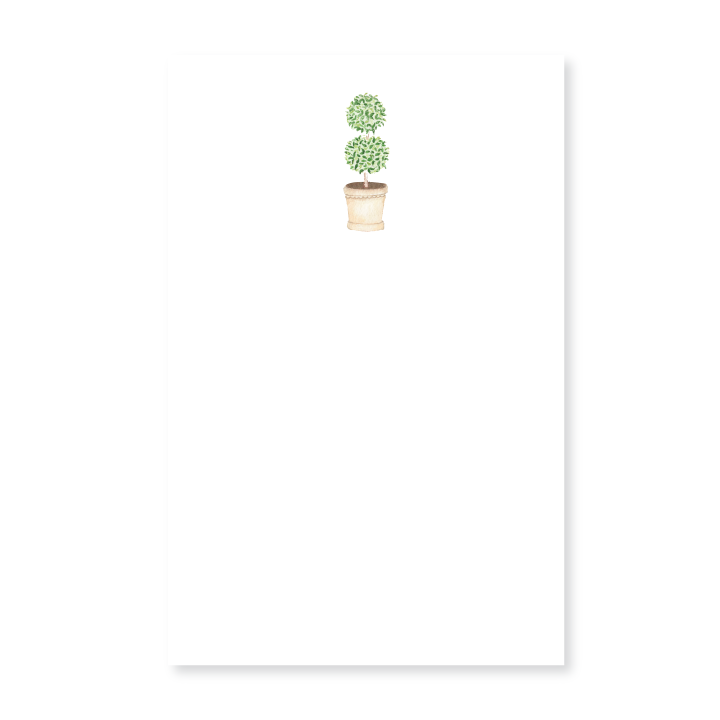 Topiary Watercolor Notepad