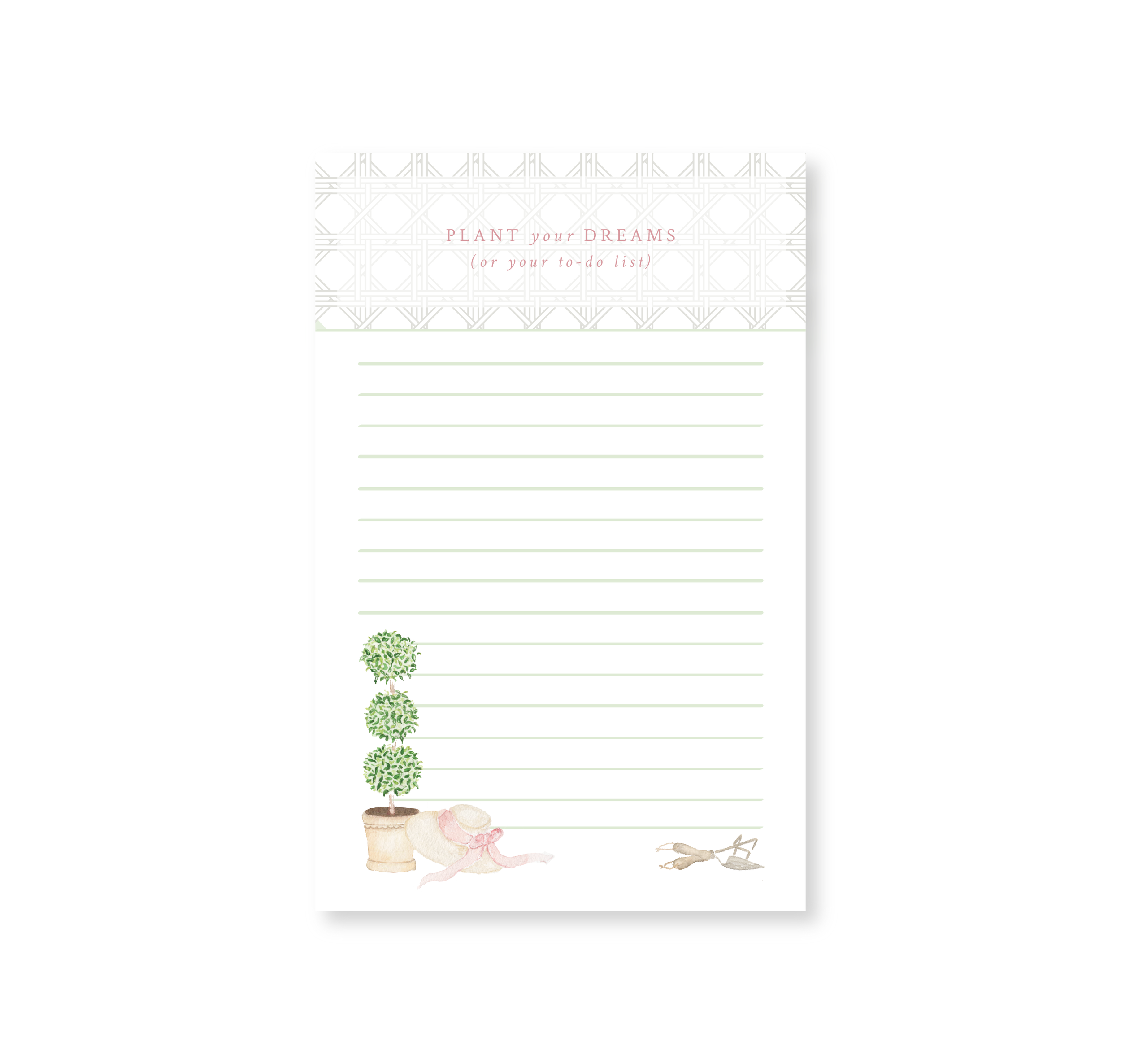 Plant Your Dreams Watercolor Notepad