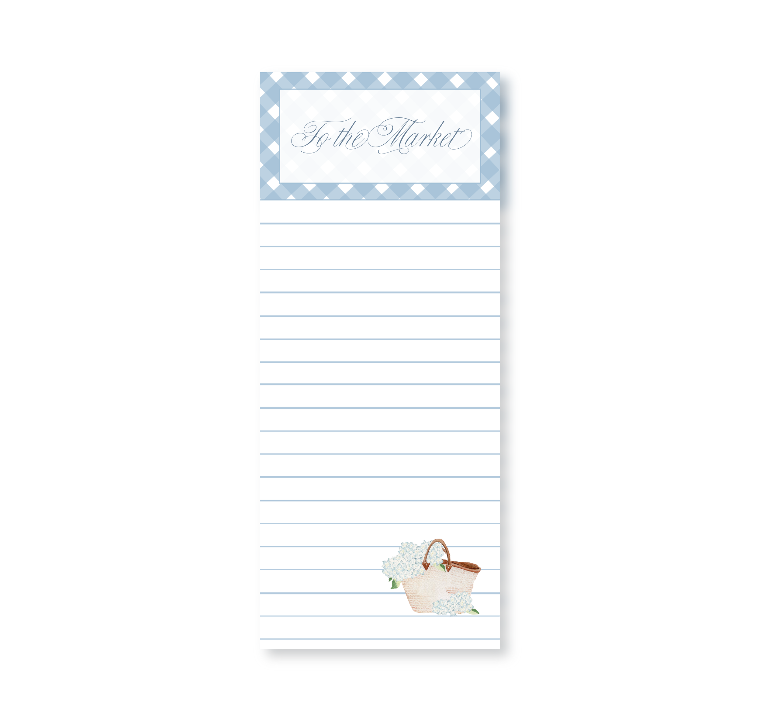 Market List Watercolor Notepad