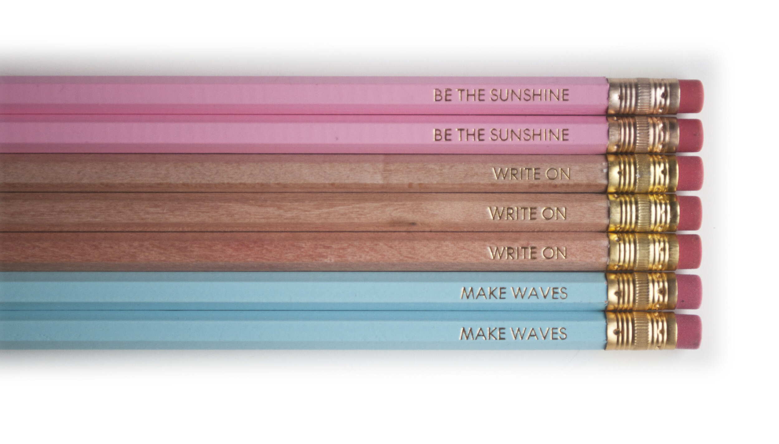 Good Vibes Inspirational Pencil Set