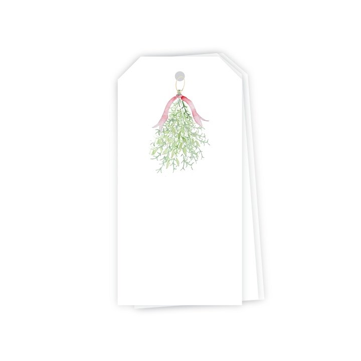 Holiday Mistletoe Gift Tags