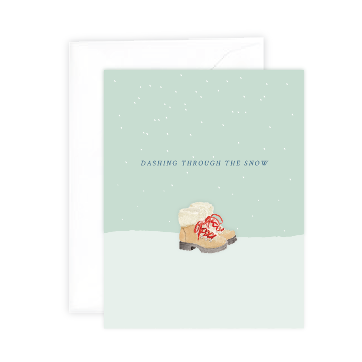 Dashing Through the Snow Greeting Card
