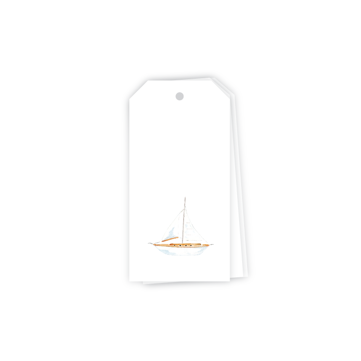 Watercolor Sailboat Gift Tags