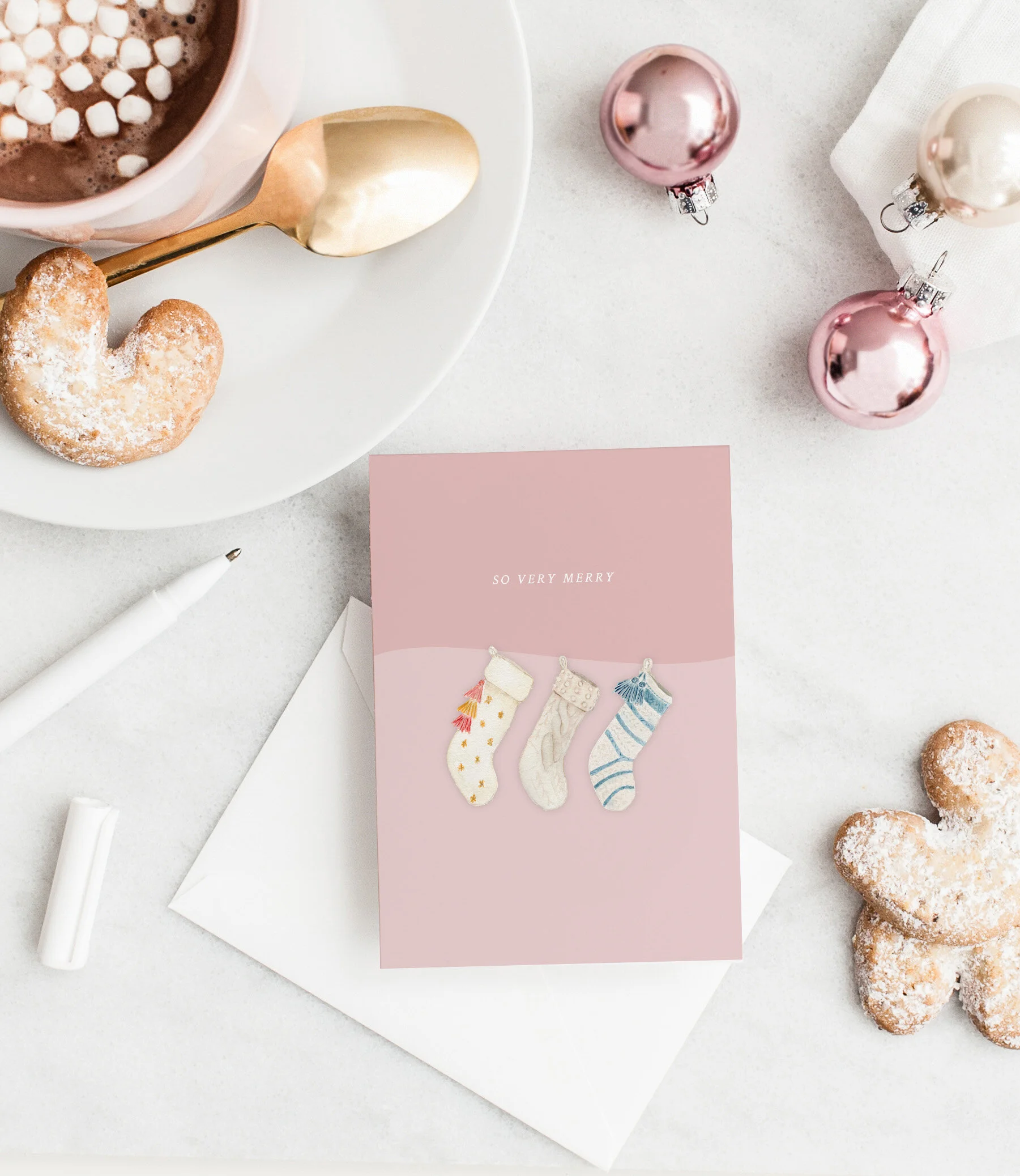 So Very Merry Greeting Card