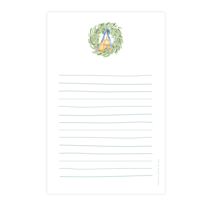 Holiday Wreath Notepad
