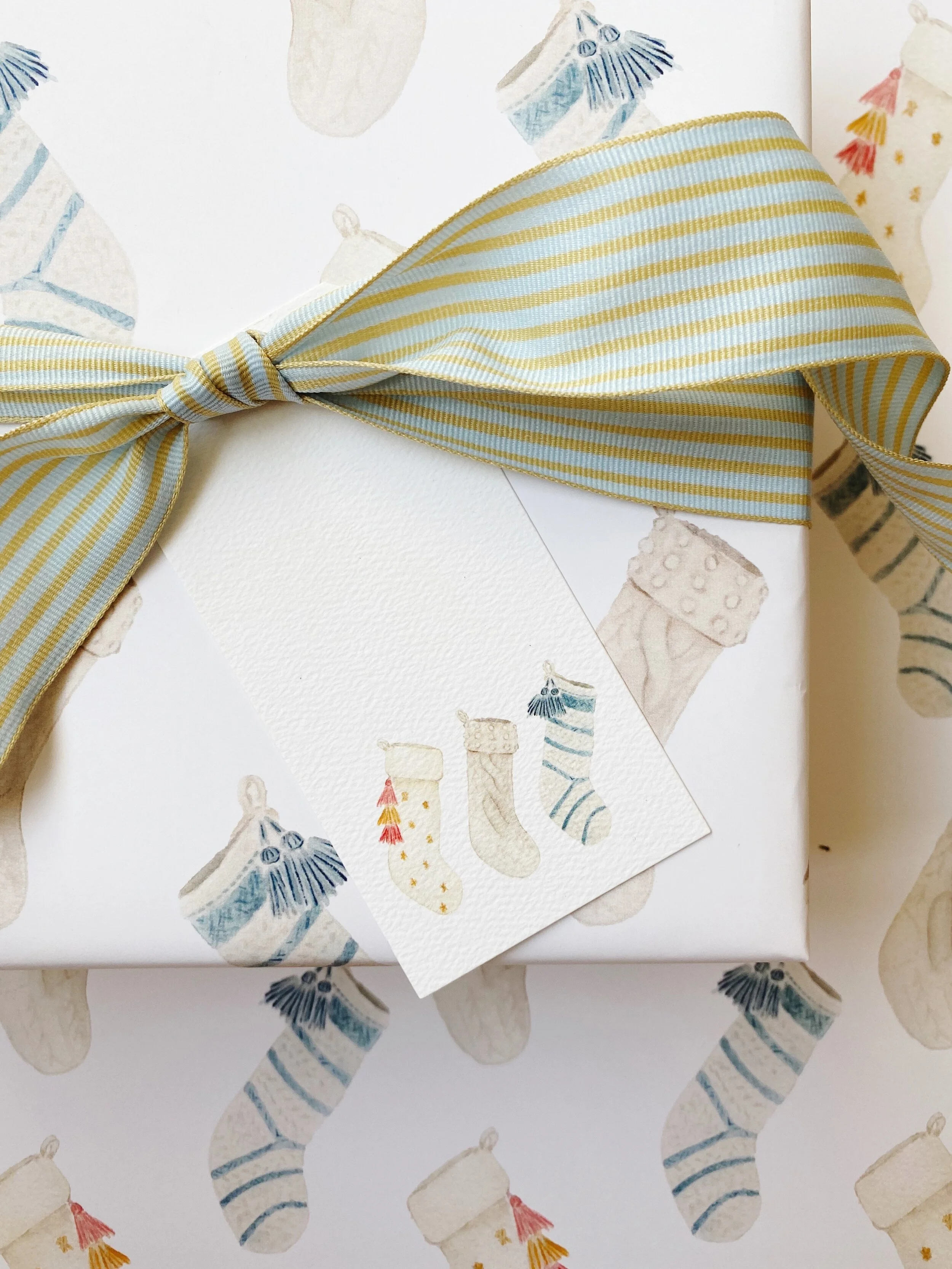 Holiday Stocking Gift Tags