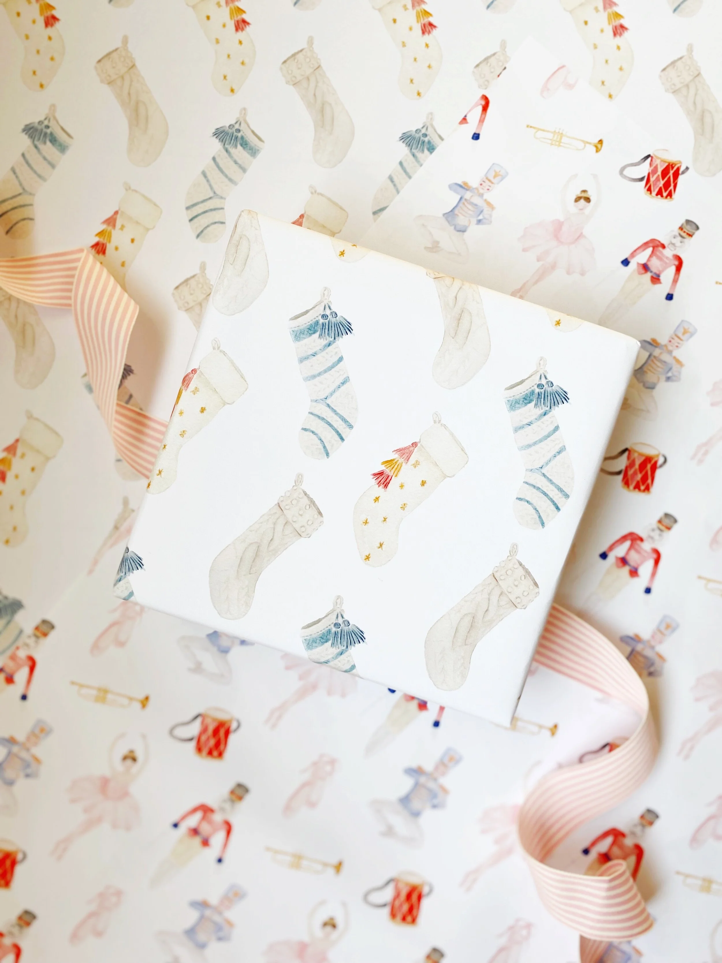 Holiday Stocking Gift Wrap