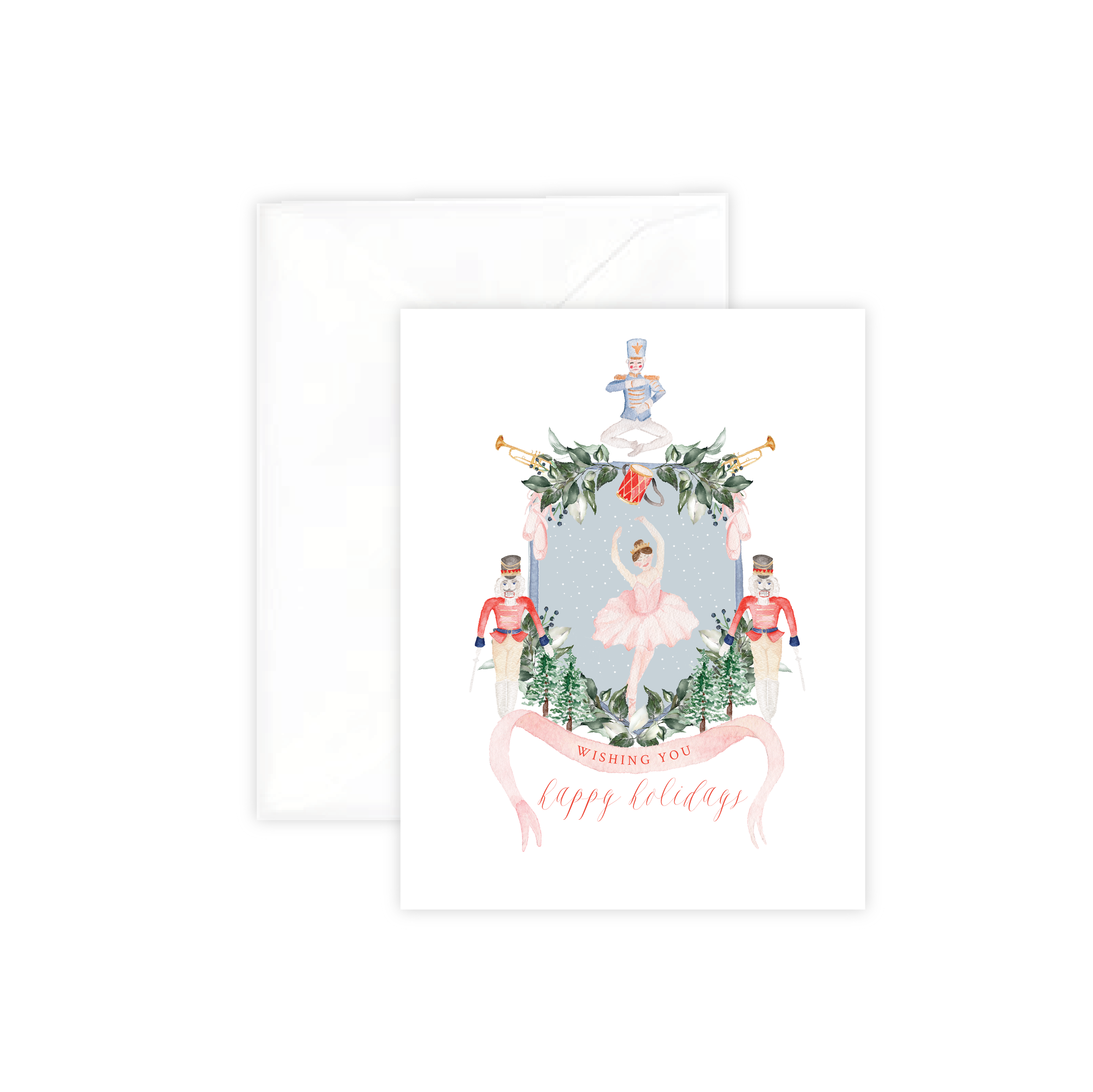 Wishing You Happy Holidays Greeting Card