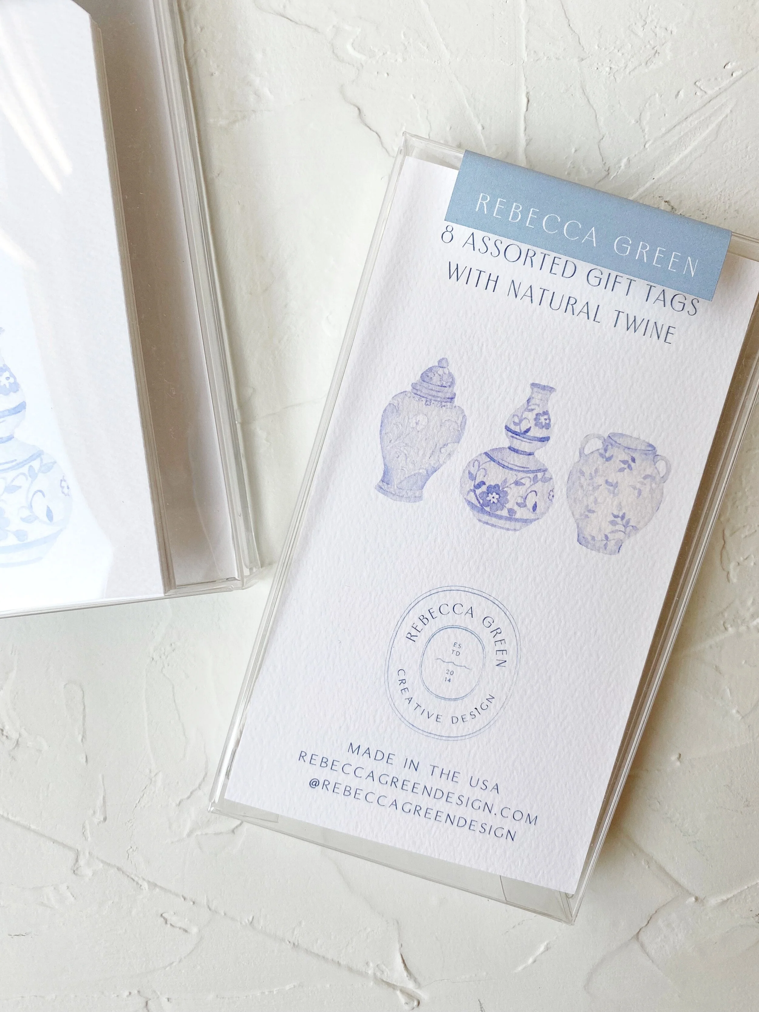 Ginger Jar Assorted Gift Tags, Rebecca Green Design