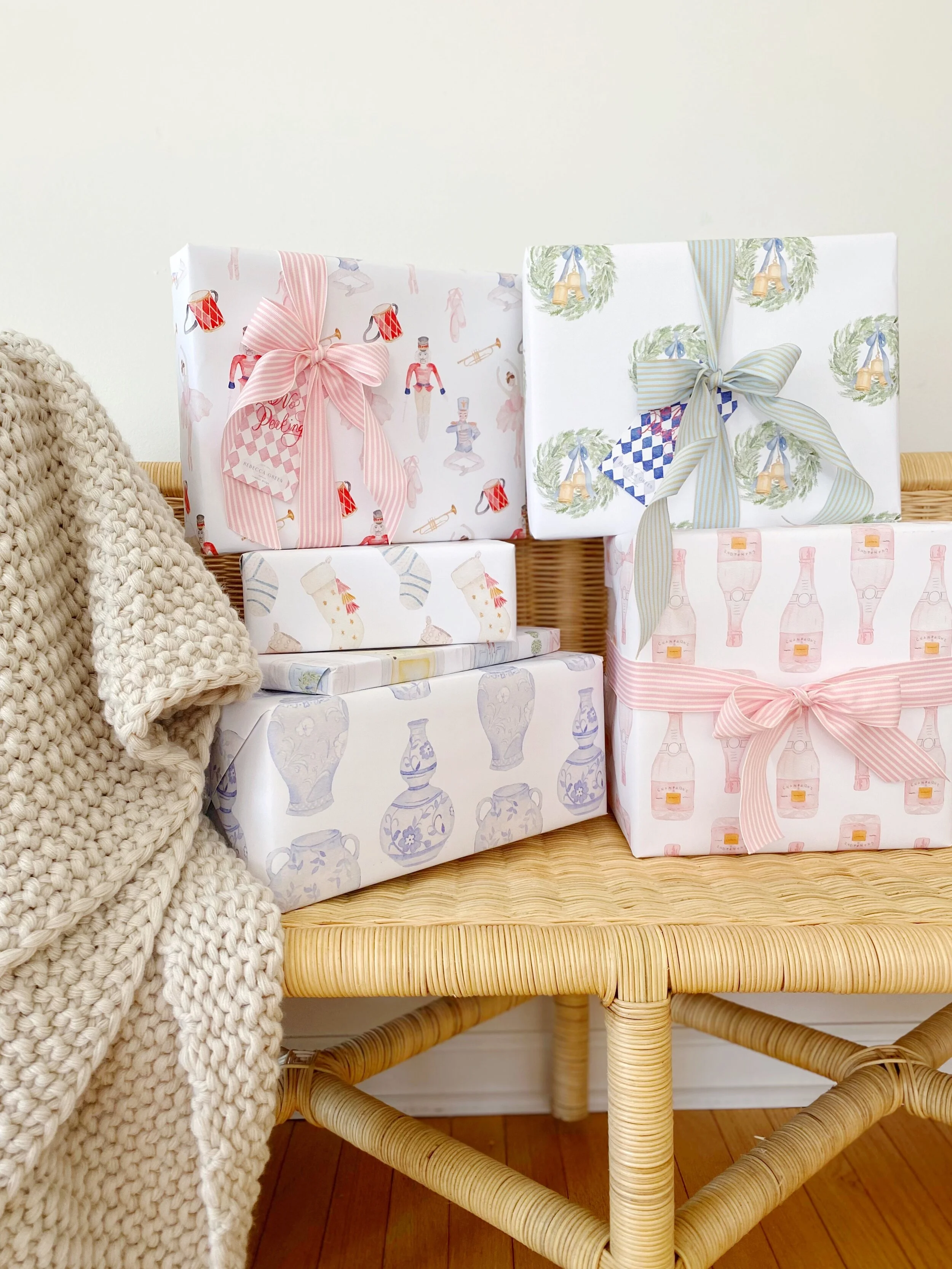 Holiday Nutcracker Gift Wrap, Rebecca Green Design (Copy) (Copy)