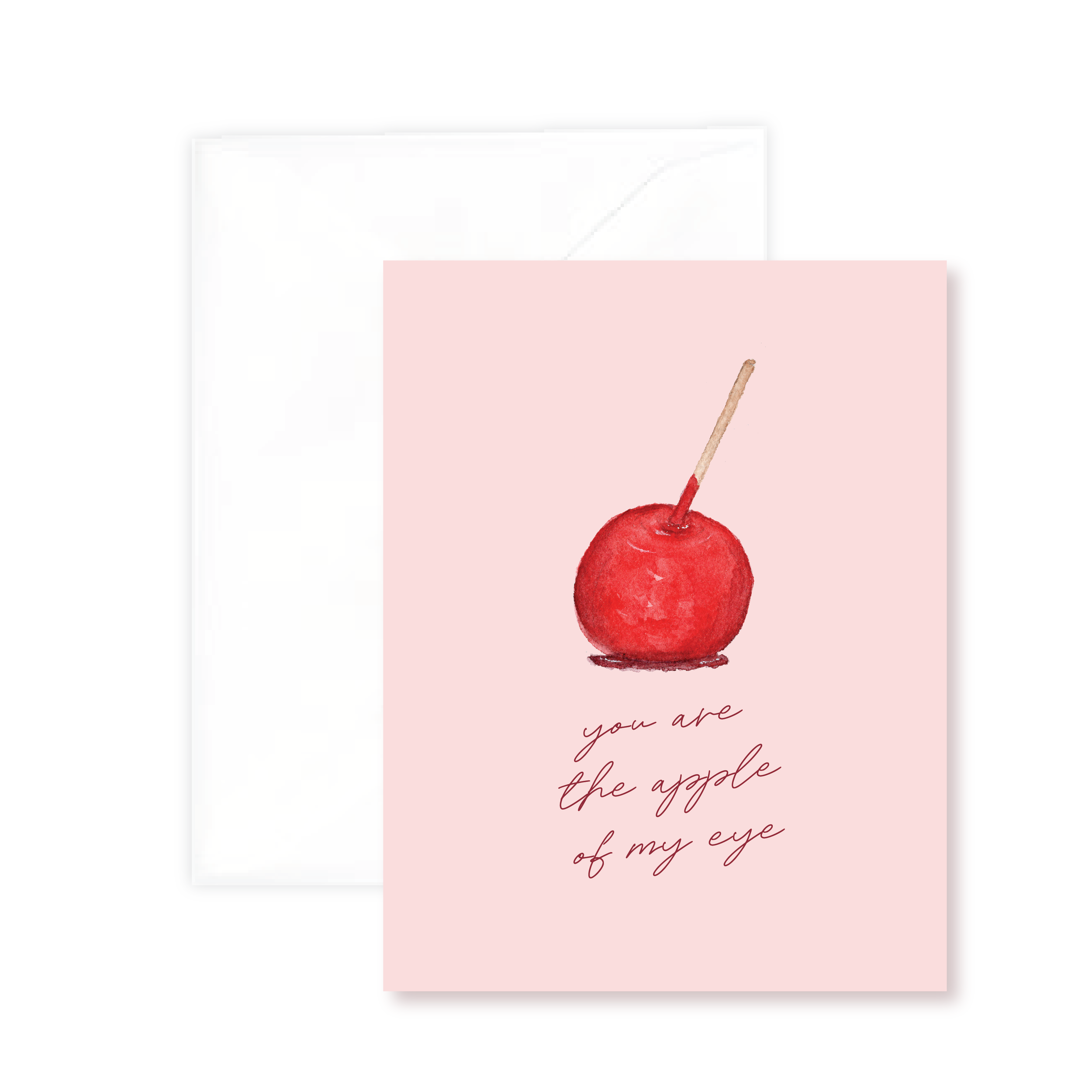 You Are the Apple of my Eye Greeting Card