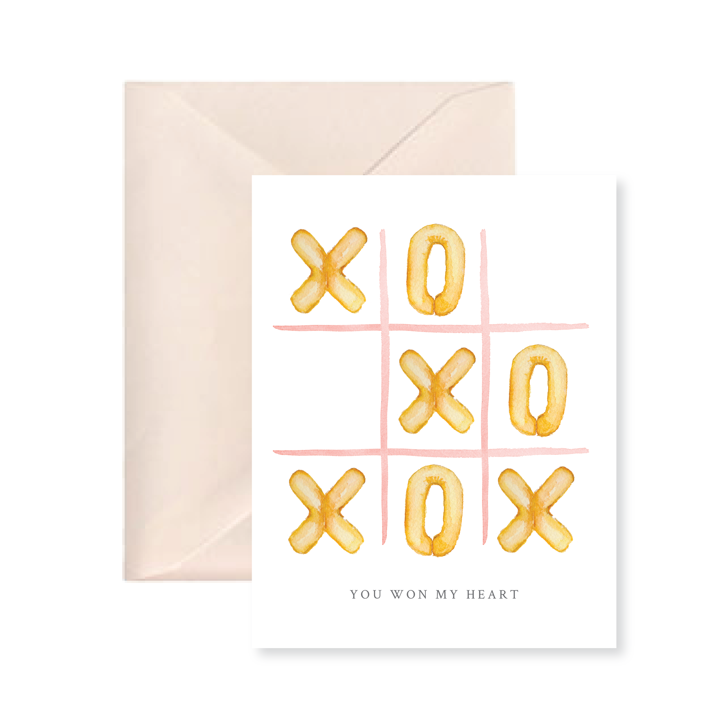 Tic Tac Toe Valentine's Day Card