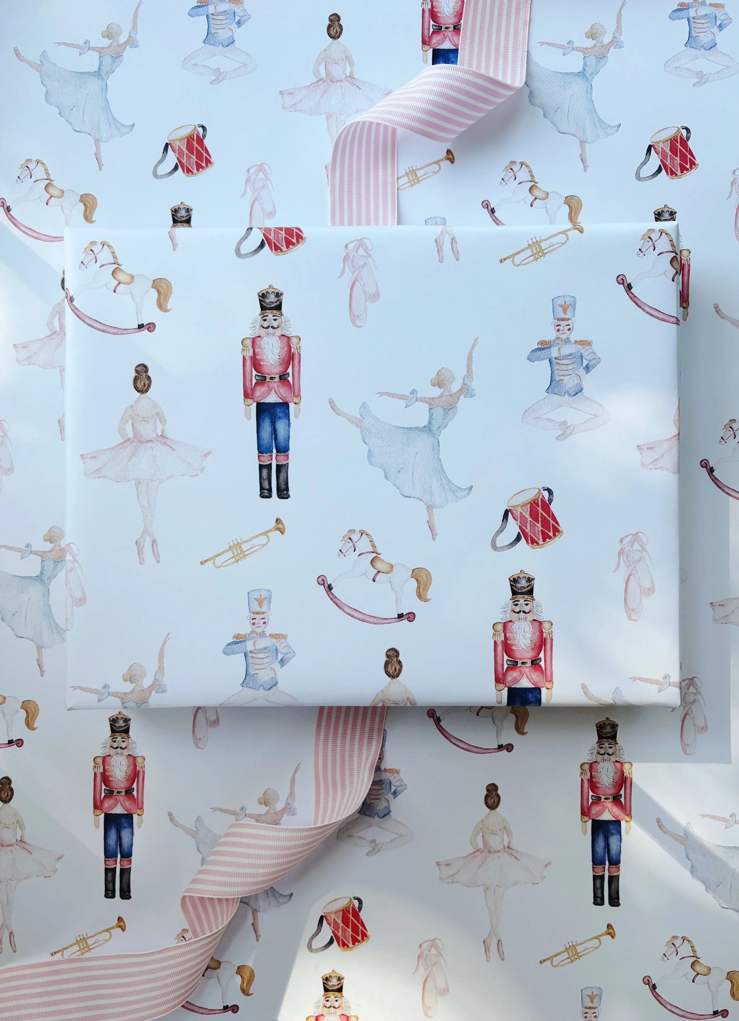 Holiday Nutcracker Gift Wrap