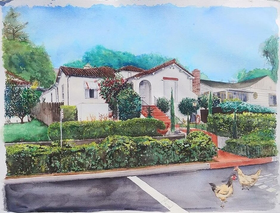House with Chickens, El Sobrante