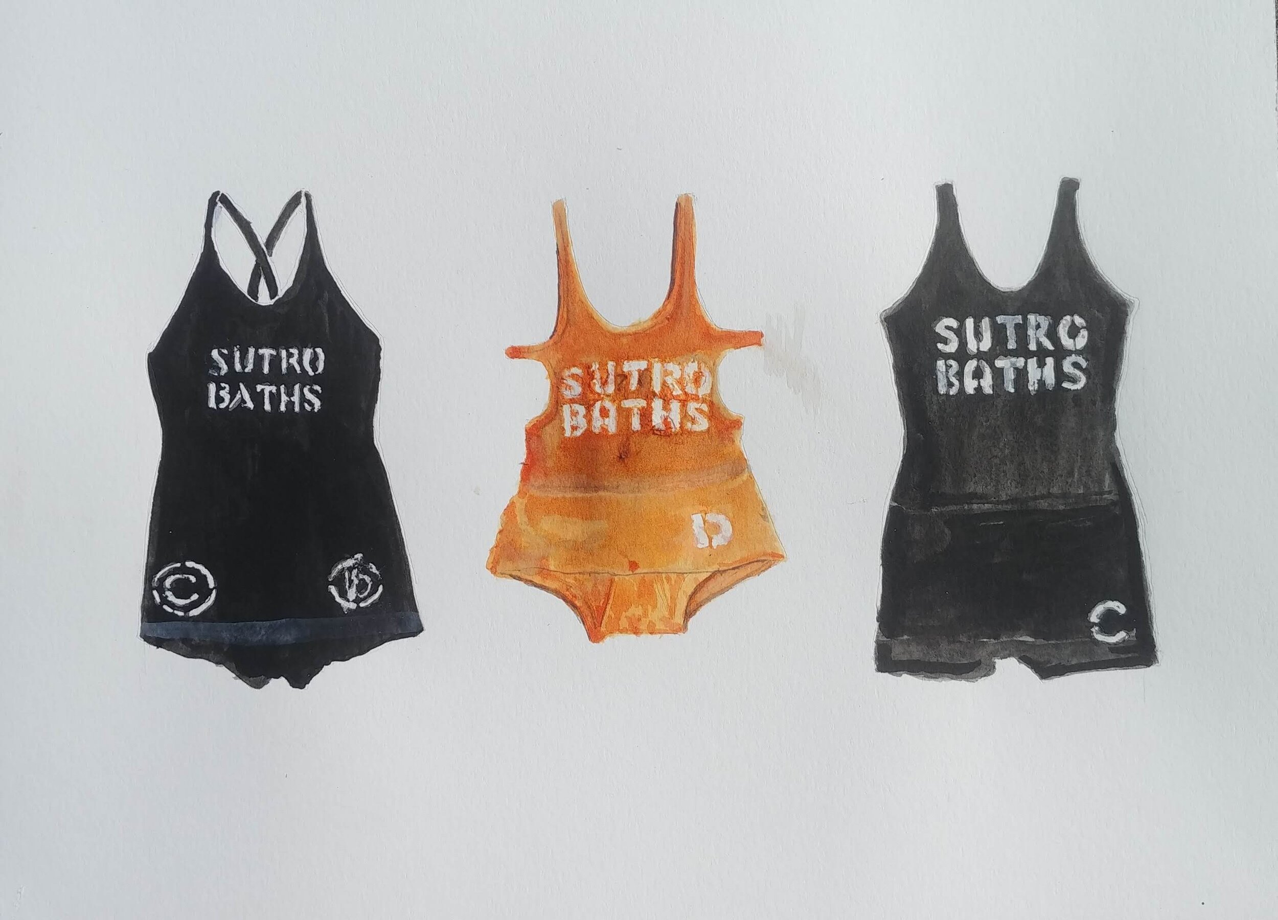 Sutro Baths swimsuits