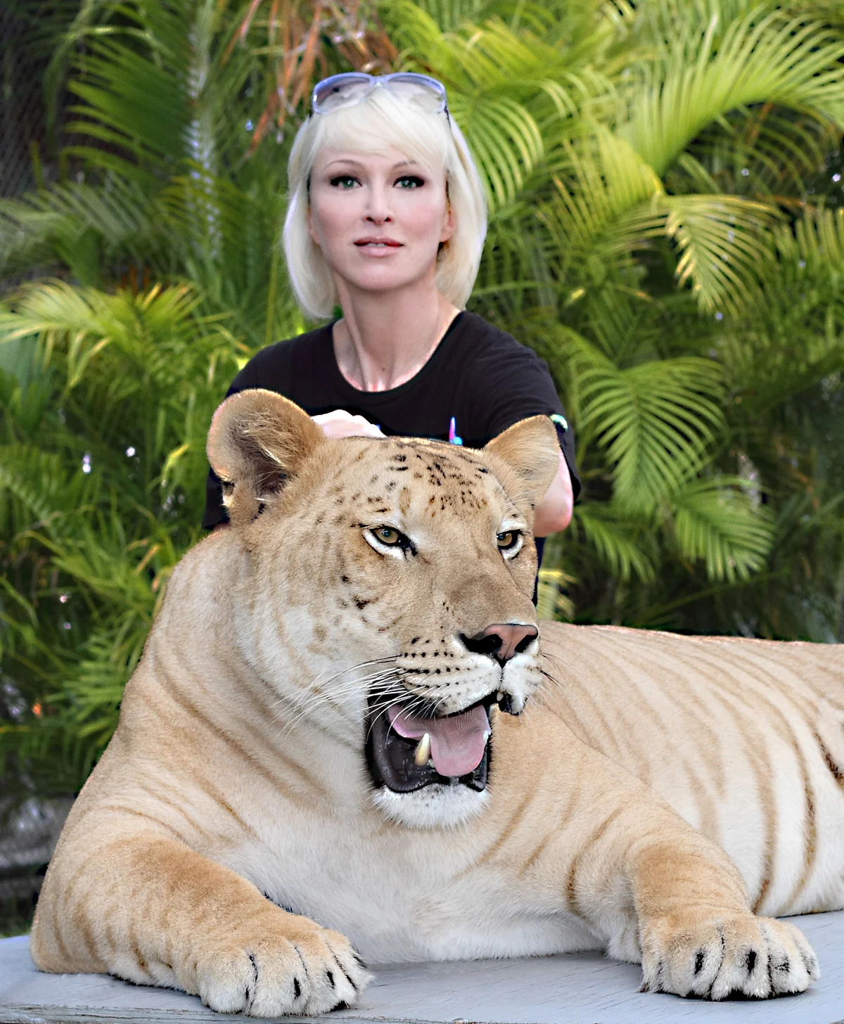 With Princess Malinka at private sactuary