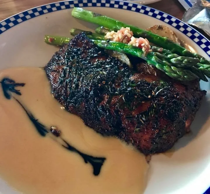 Coho Salmon with a nice herb-spice crust