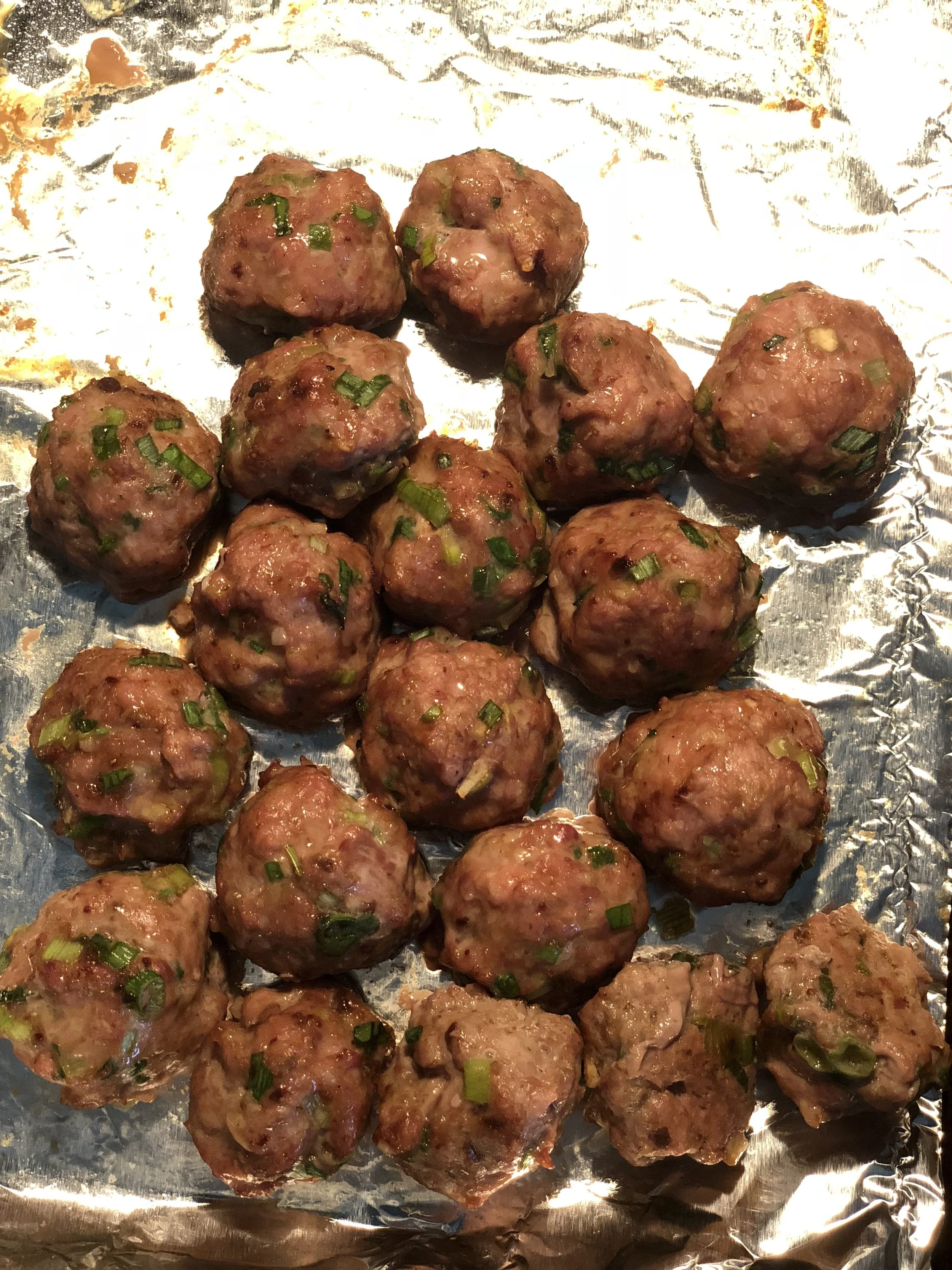 These smell so good coming out of the oven - savory and a little sweet.