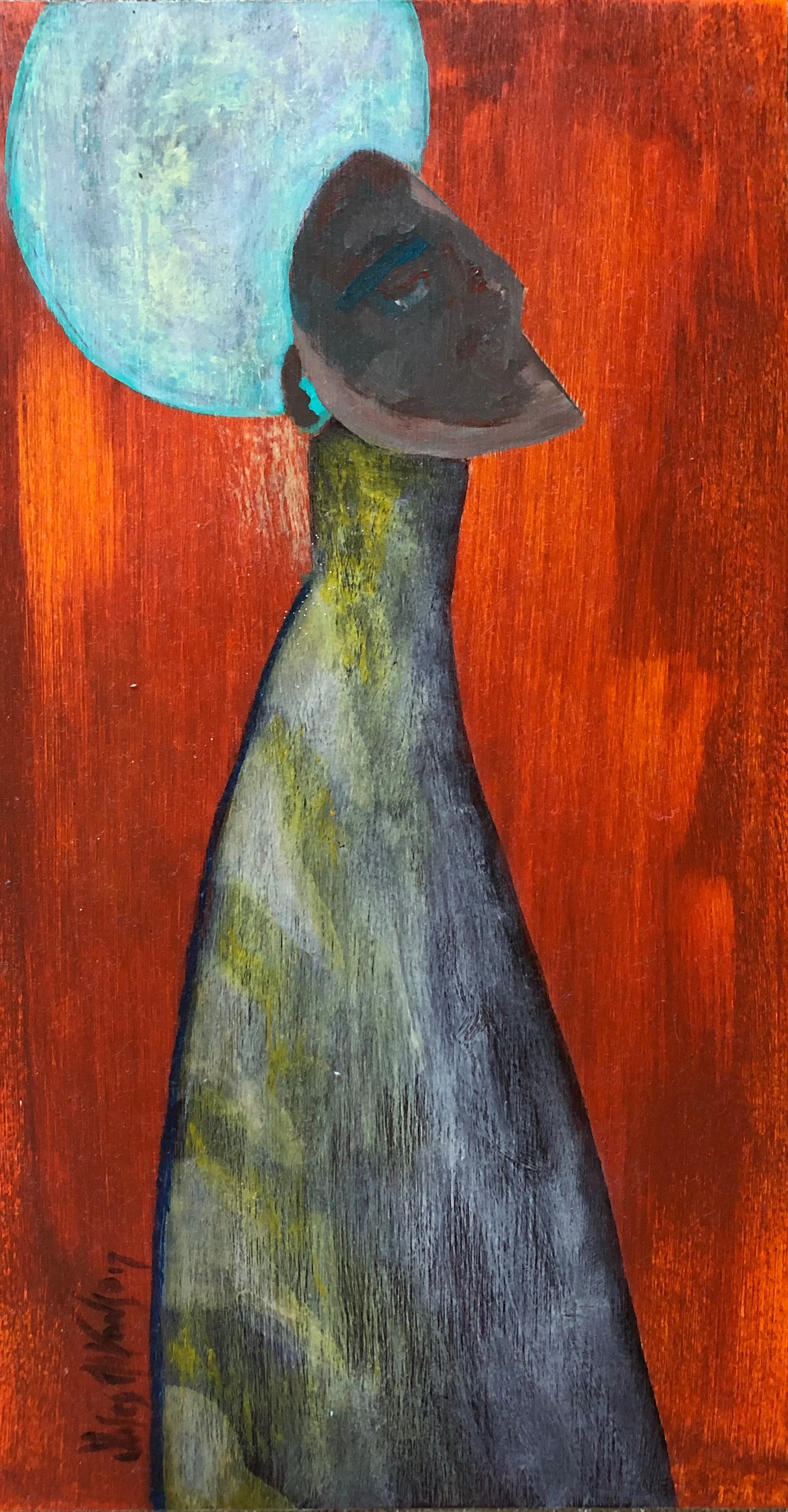 Series Abandoned - Acrylic on glass - 16 H x 10 W