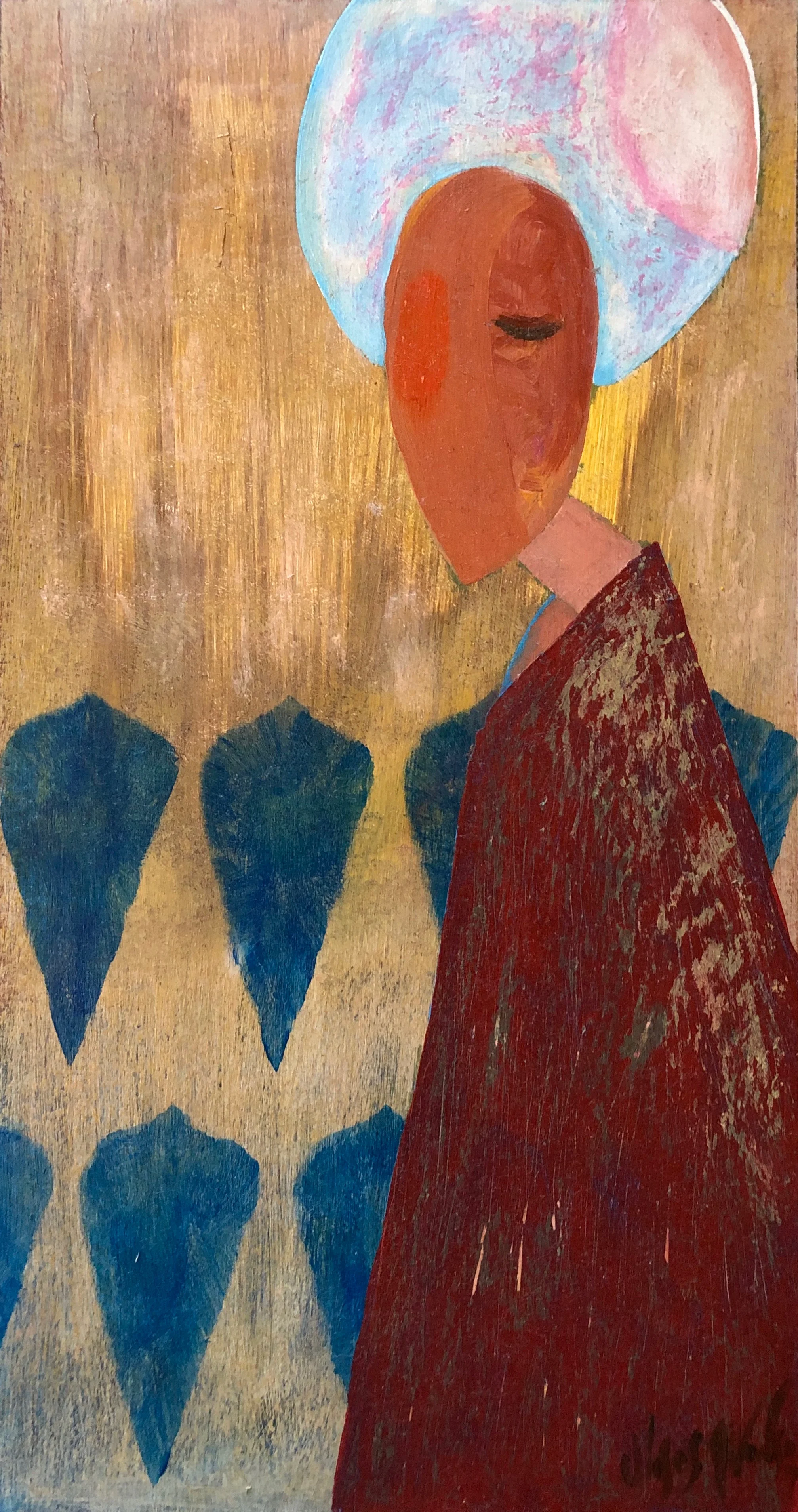 Series Abandoned - Acrylic on glass - 16 H x 10 W