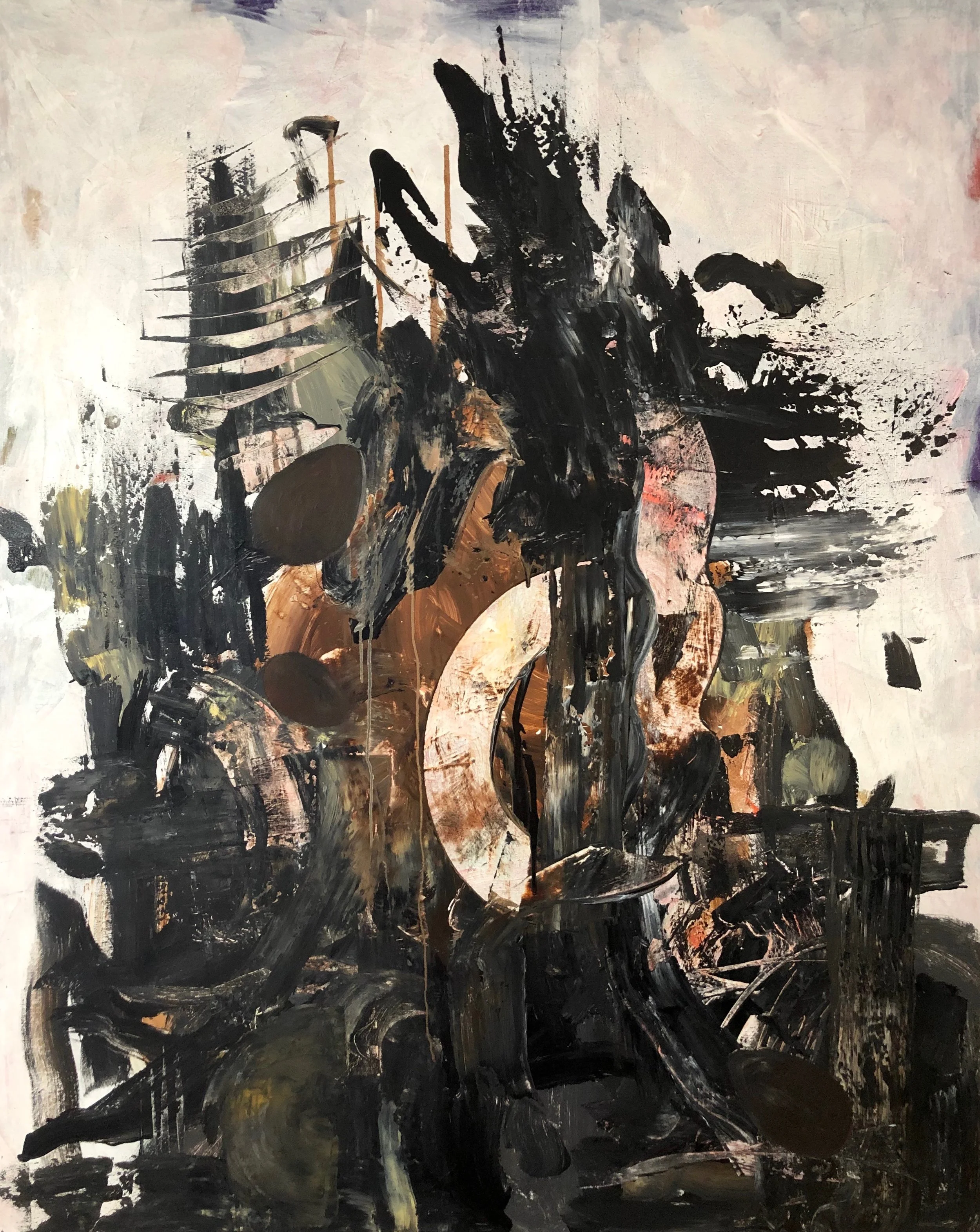 Series Elements - Acrylic on canvas - 60 H x 48 W