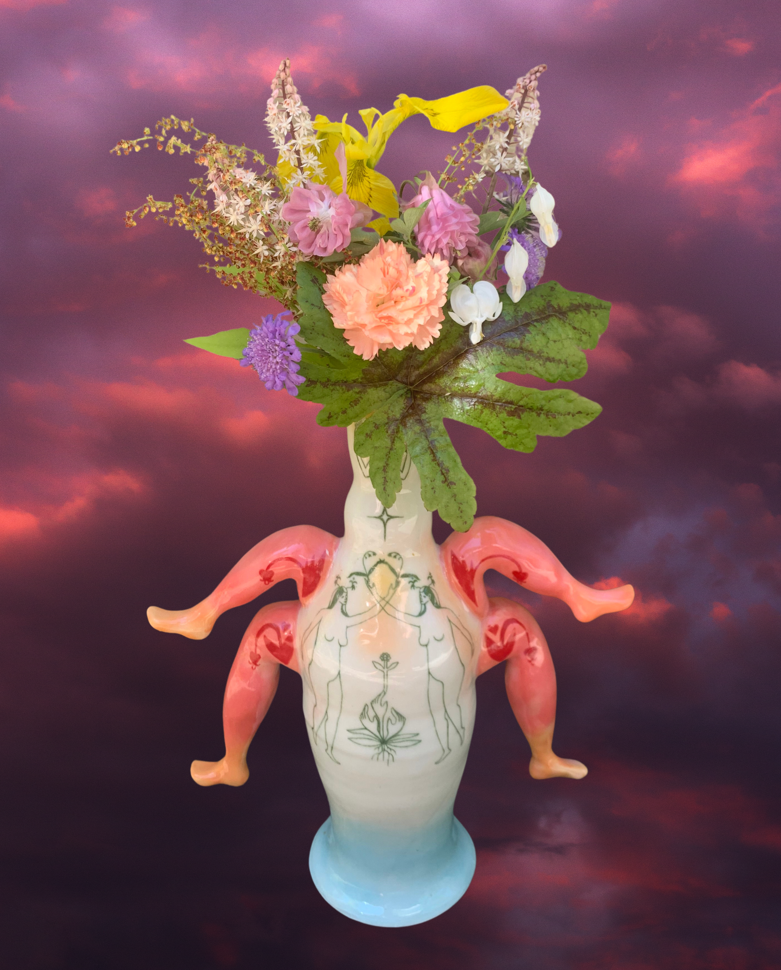 she’s got legs vase