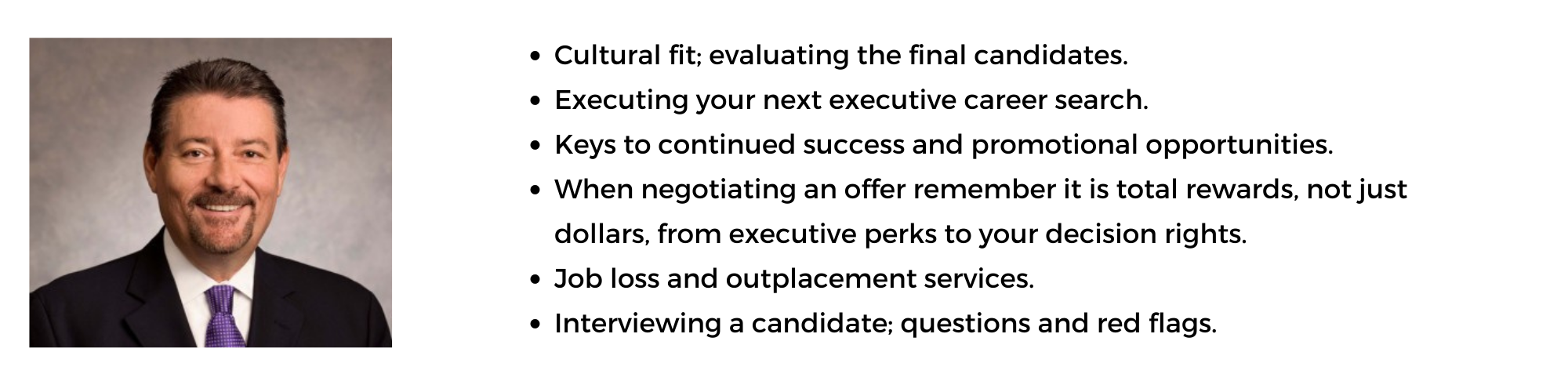 Robert Jones | How to Successfully Secure Your Next Executive Role: Search, Interview, and Negotiation Tips from a Chief Administrative Officer