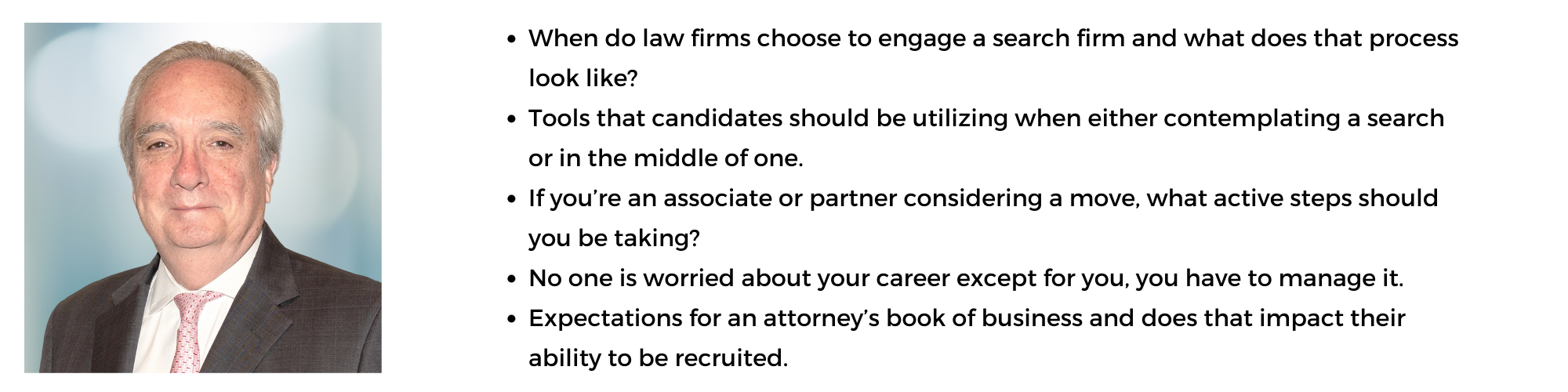 Brian Davis | Advancing Careers: Insights for Outside Counsel From a Legal Recruiter  