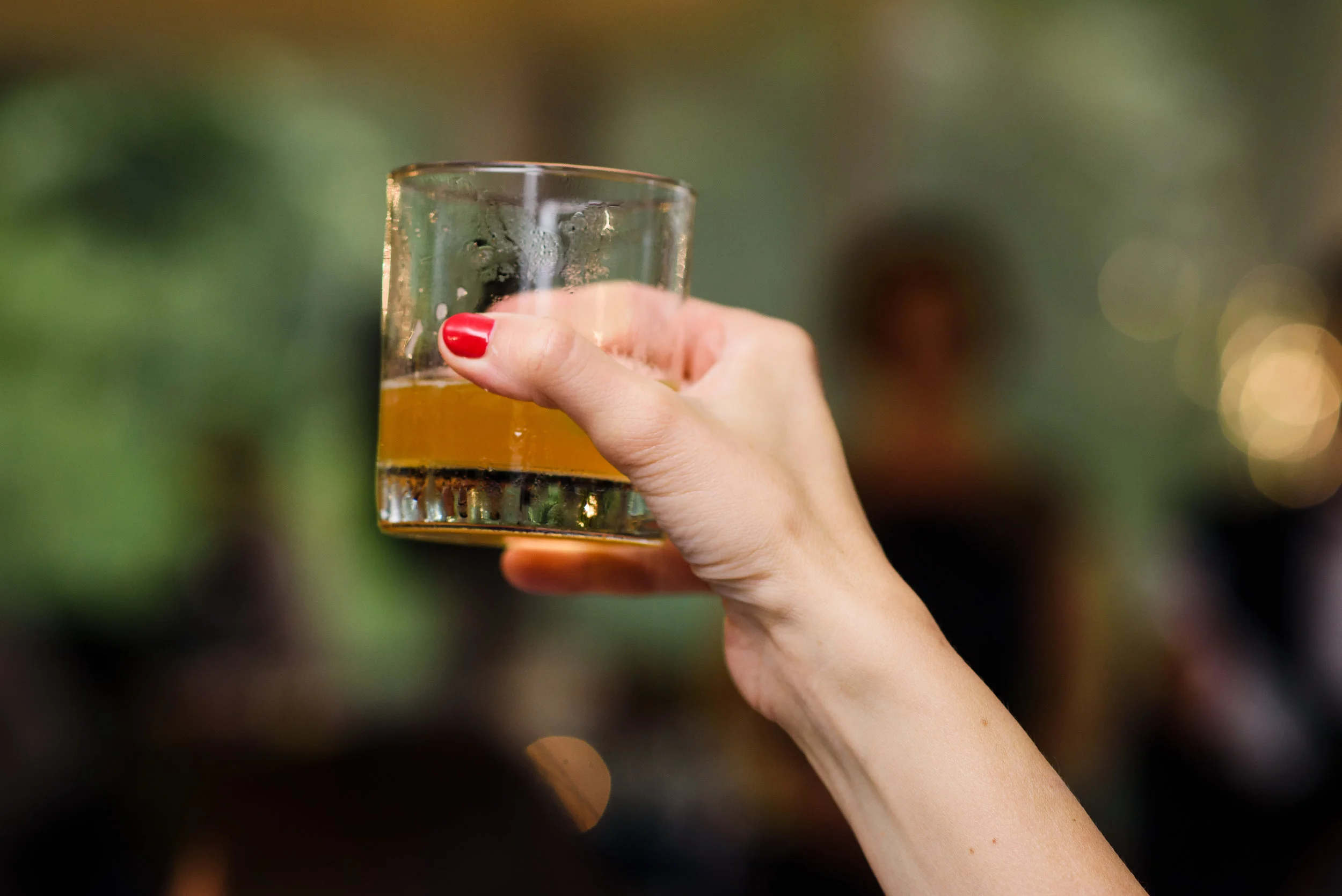 We developed custom cocktails that perfectly suited the grooms. Click the image to learn about how we worked to develop the drinks and see the recipes. Credit to Devon Rowland Photography for the photo.