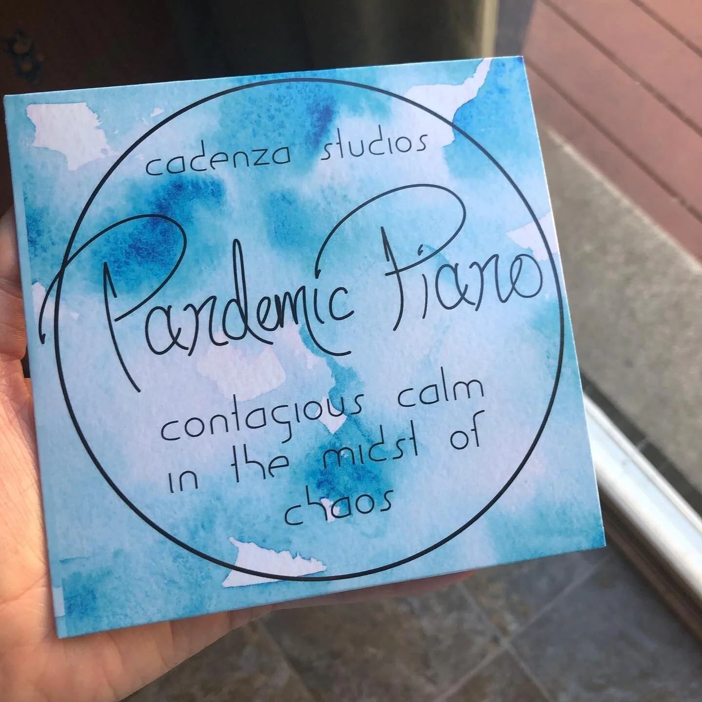 Physical CD is HERE. :) will be available on Amazon soon!! #pianomusic