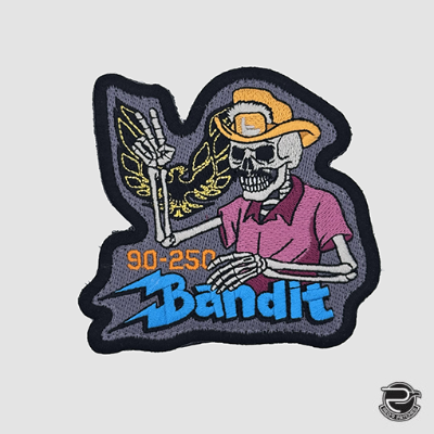 391 EFS Nose Art 90-250 Bandit (pilot patch)